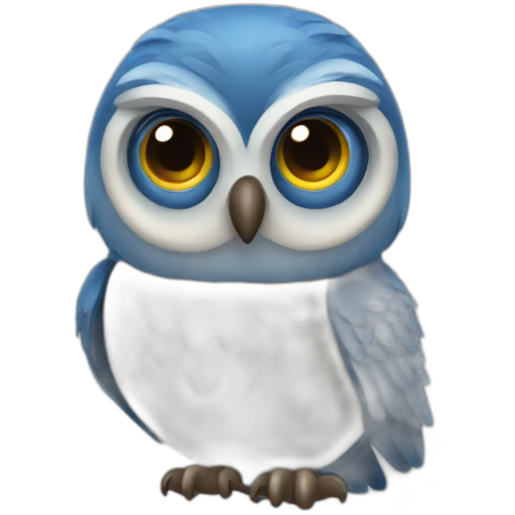 blue owl emoji