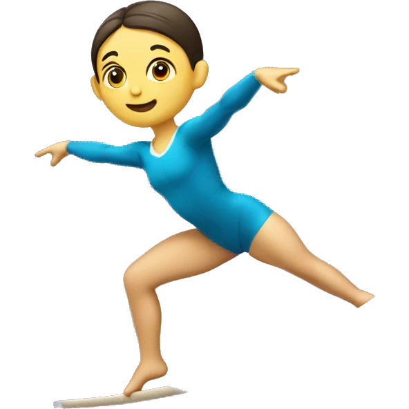 Gymnast parallel bar emoji