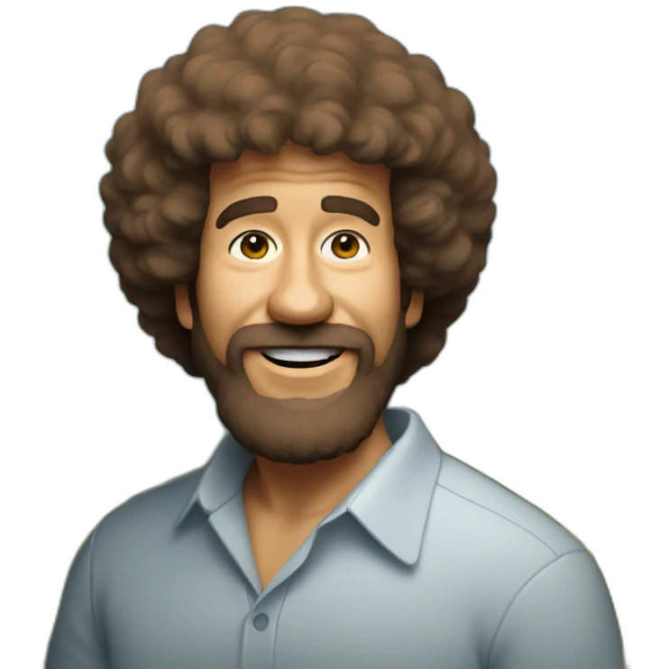 Bob Ross emoji
