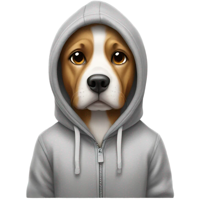 Dog Wear A Hoddie emoji