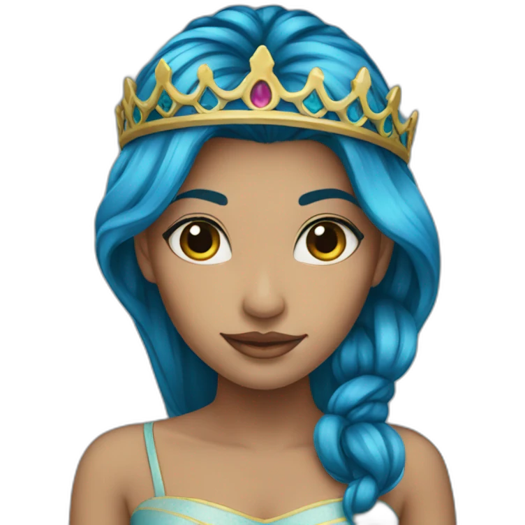 blue-hair-princess emoji