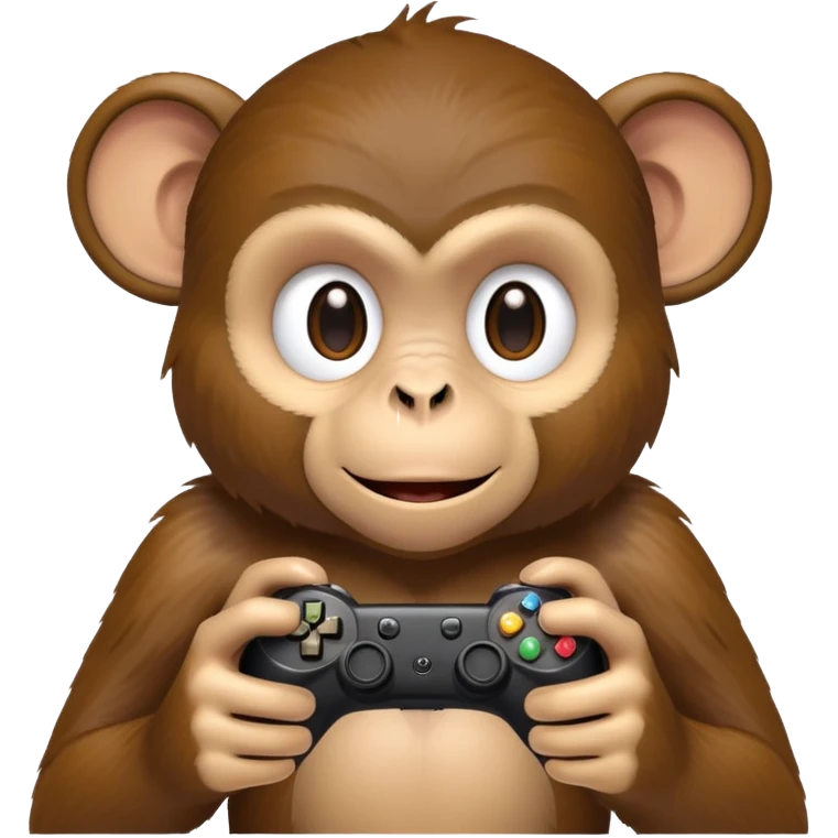 Monkey playing video games emoji