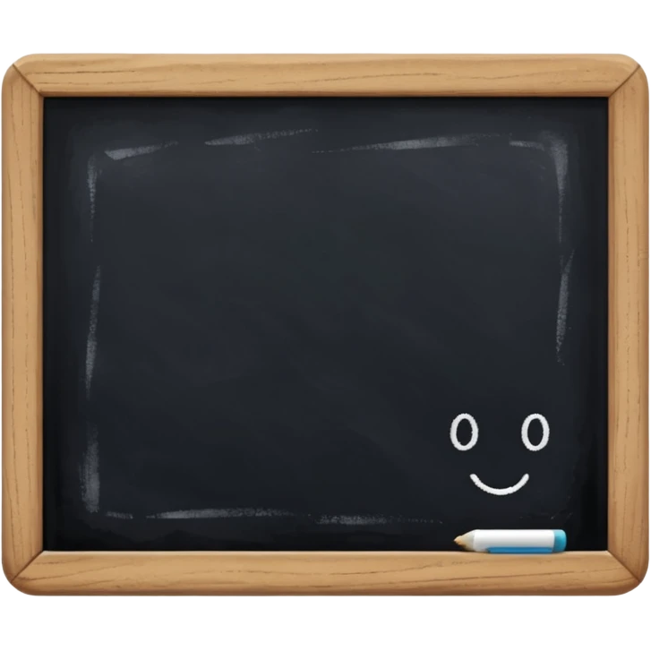 chalk board emoji