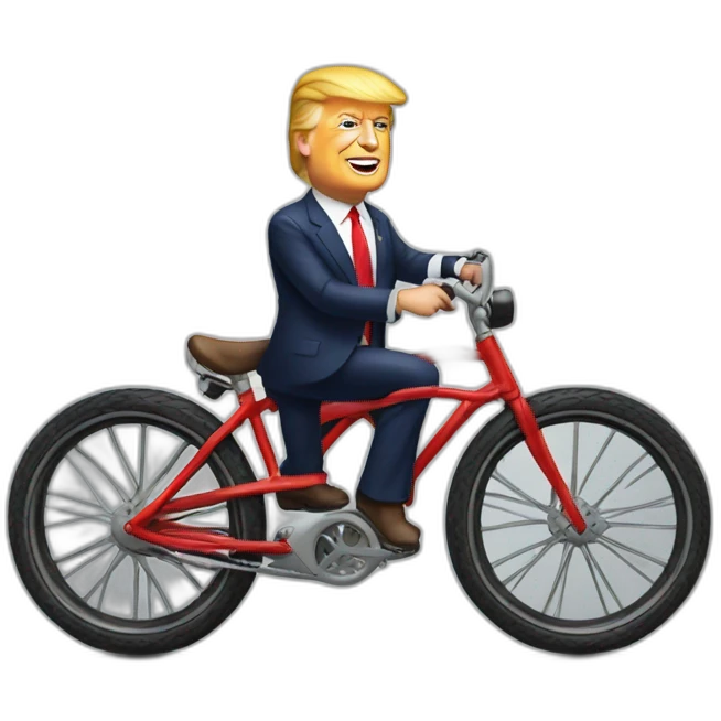 Donald Trump bike emoji