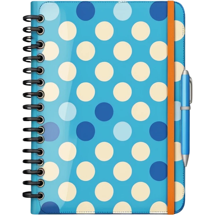 patterned notebook emoji