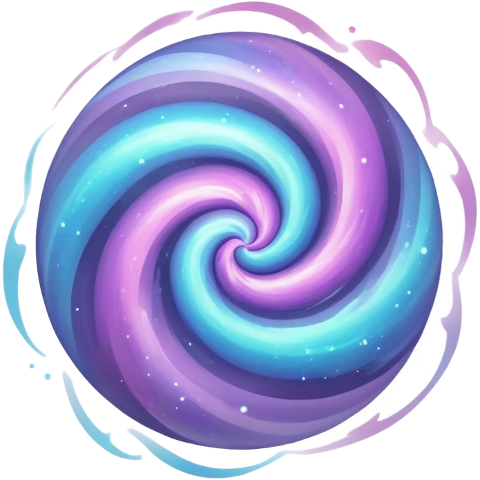 Dull-colored nebula ball  emoji