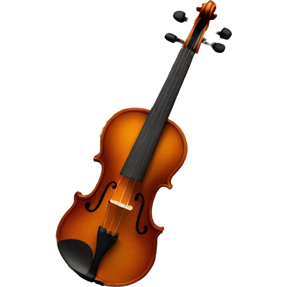 Violin and roses emoji