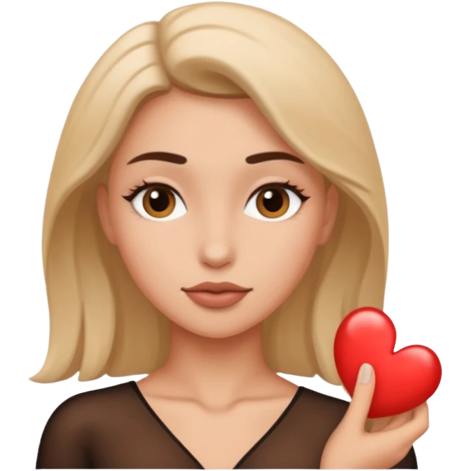 Người phụ nữ không mặt đồ emoji