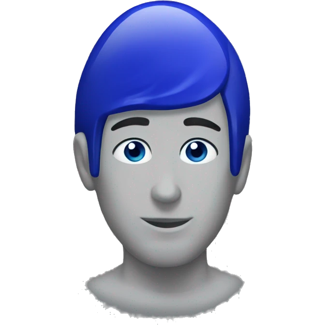one lapis lazuli oval stone emoji