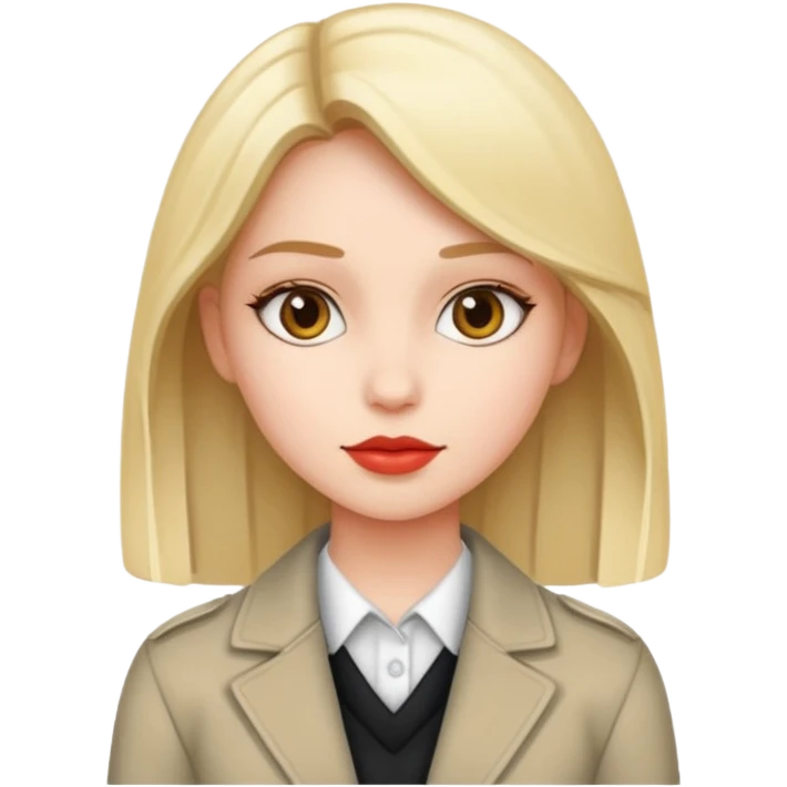 Girl having a asthetic Style emoji