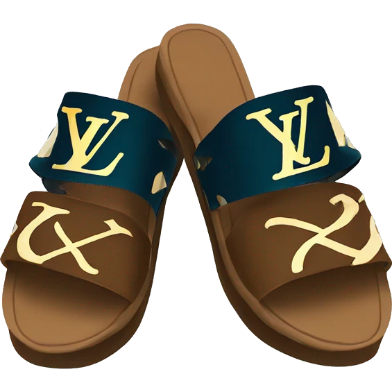 Louis Vuitton sandals  emoji