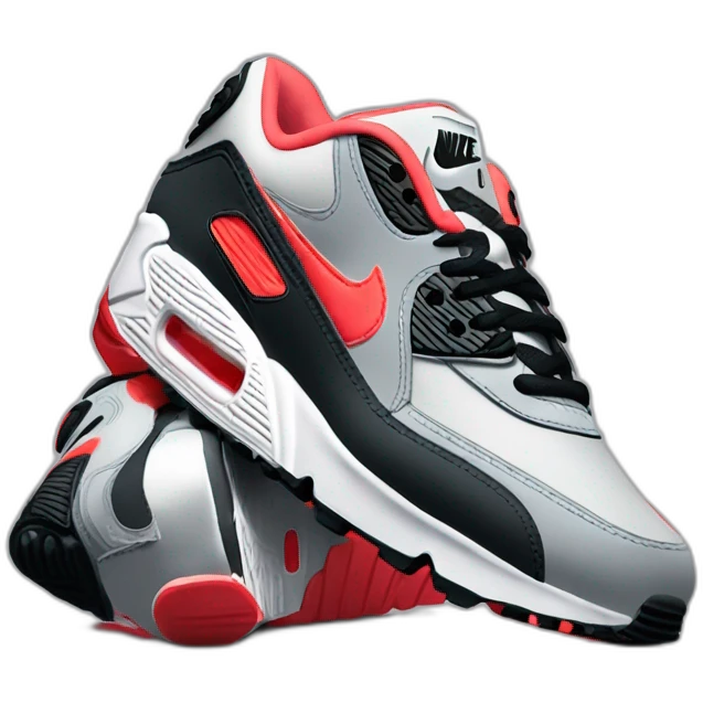 Nike Airmax AM90 infrared emoji