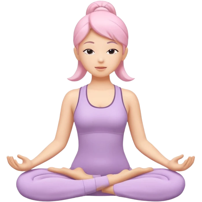 Yoga Breathing 3d Icon with color of A781F3
Make it light colro emoji