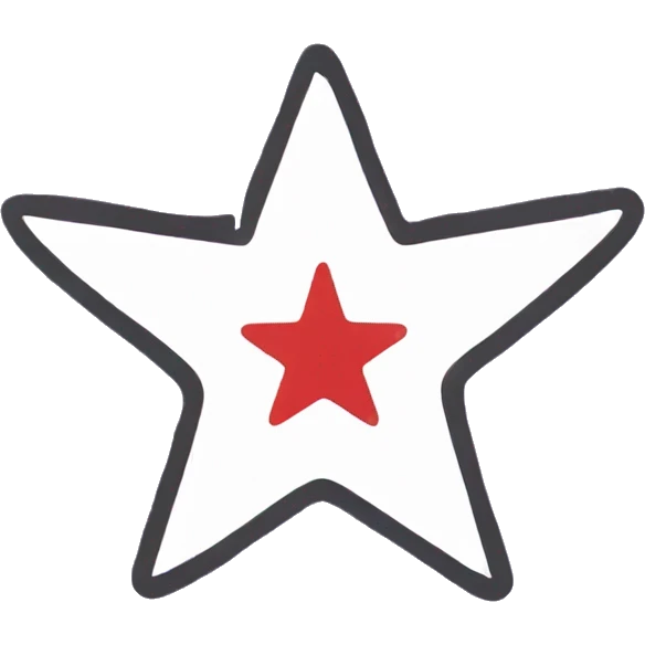 A flag emoji of a horizontal tricolor of black, white, and purple. In the center of the flag is a red five-pointed star emoji