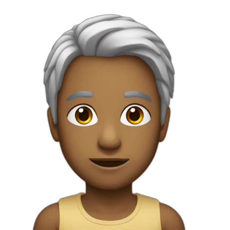 Cara de cu com caracóis emoji
