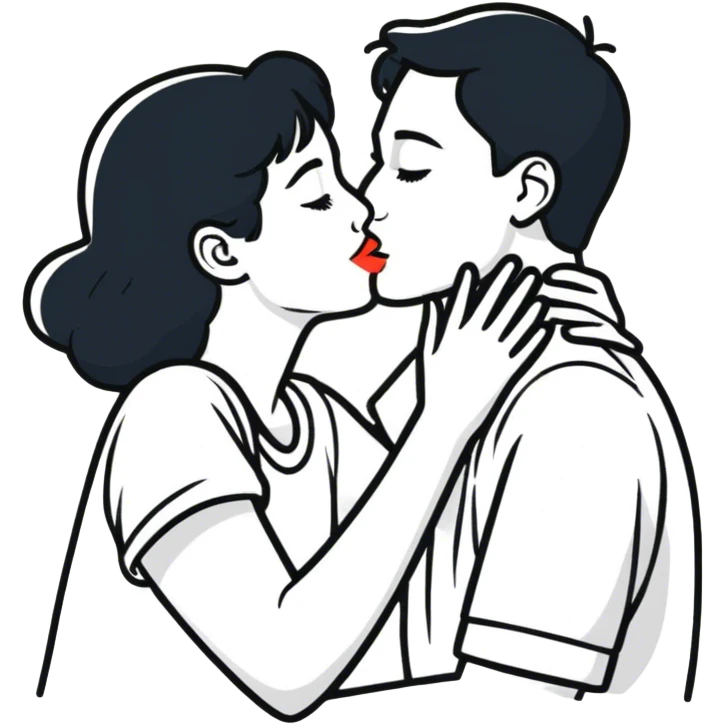 Kissing emoji