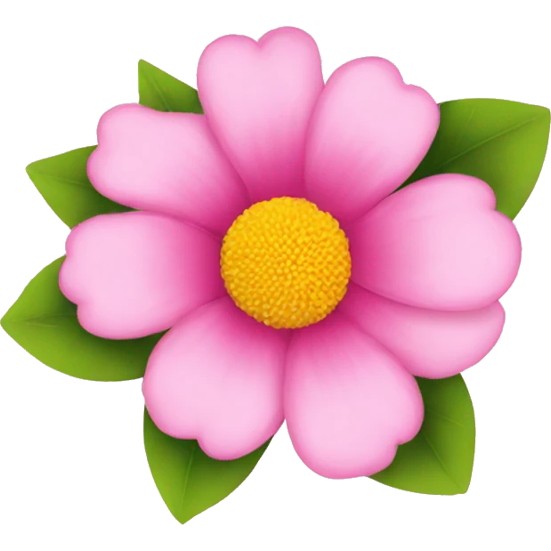 Flower pink emoji