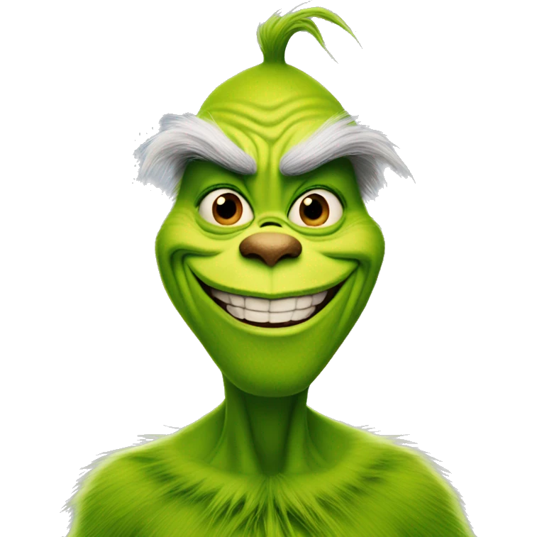 Jim Carey the grinch emoji