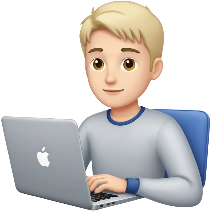 guy in a laptop emoji