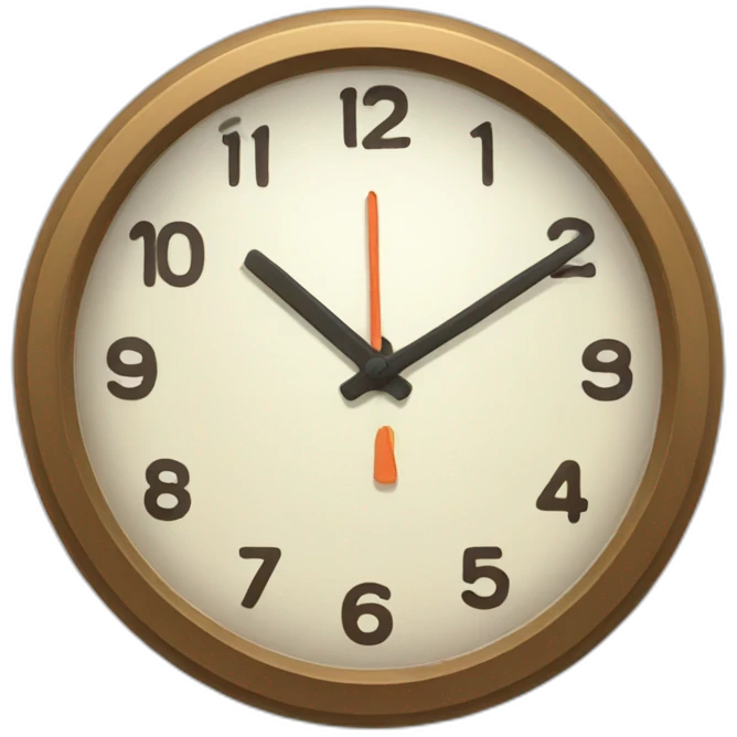 clock with a break to mean you take a break to rest emoji