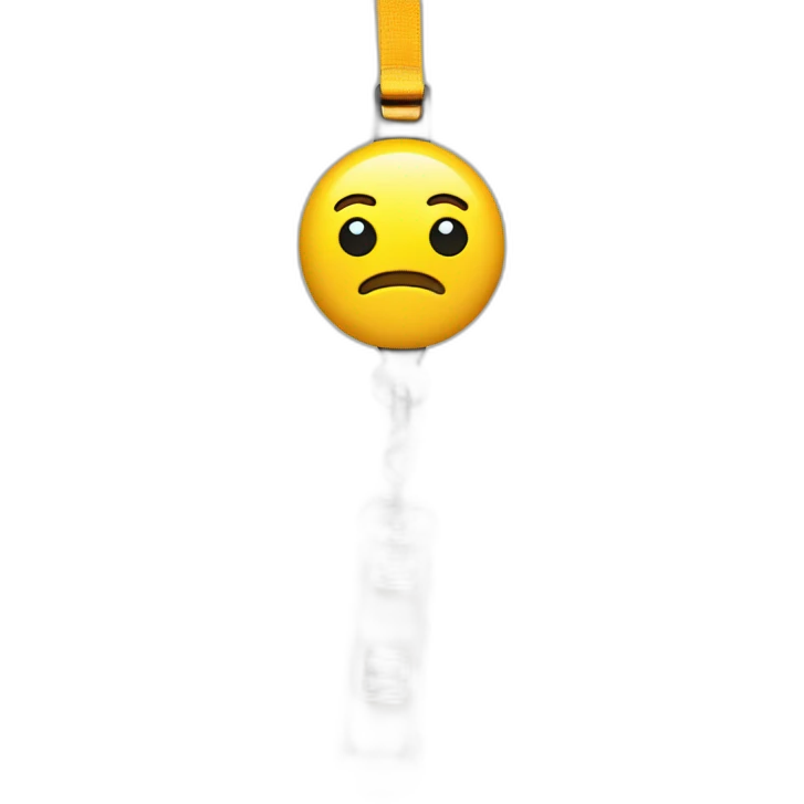 Cool lanyard comiccon pass emoji