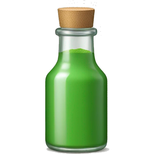 green spice bottle emoji