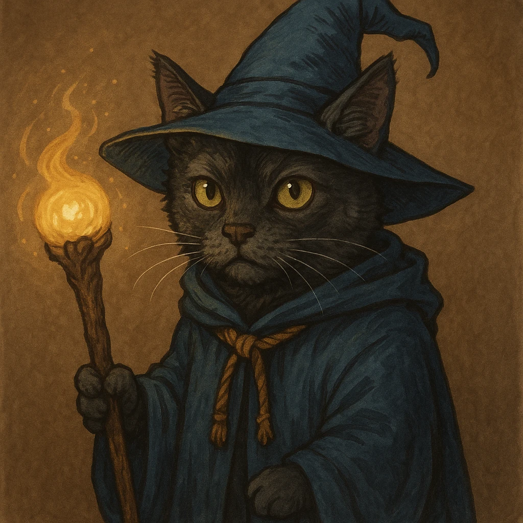 wizard gato emoji