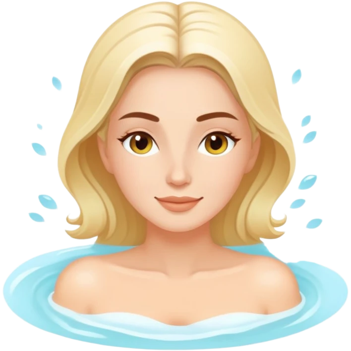 White female spa day  emoji
