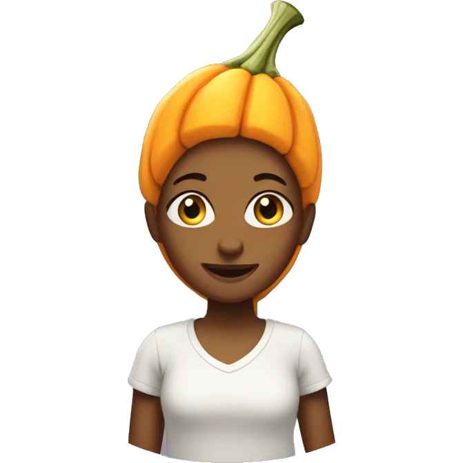 Squash girl emoji