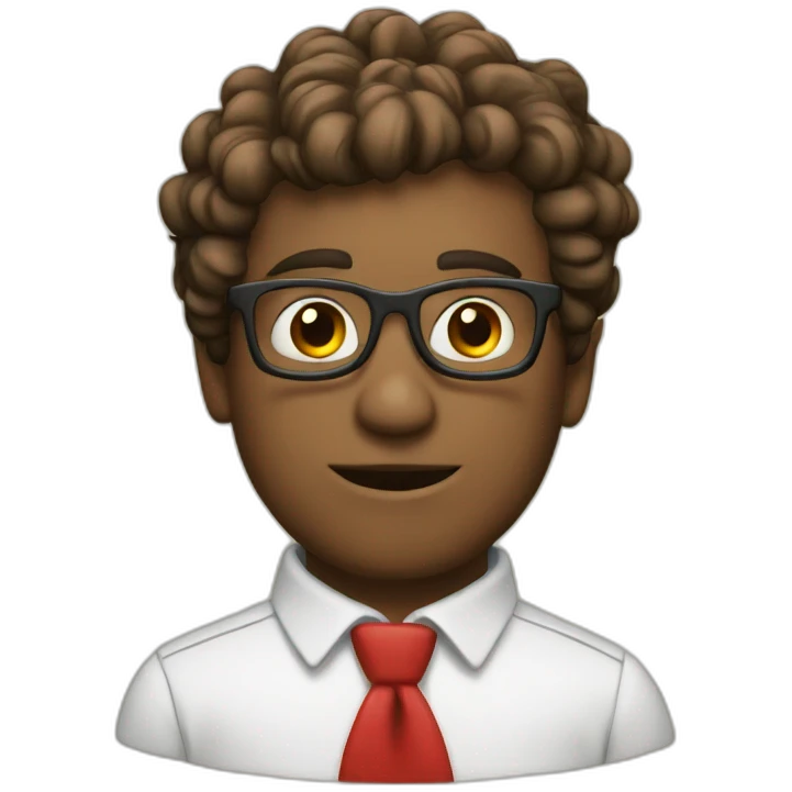 Christmas nerd emoji
