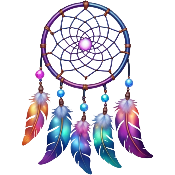 Iridescent nebula  dreamcatcher emoji