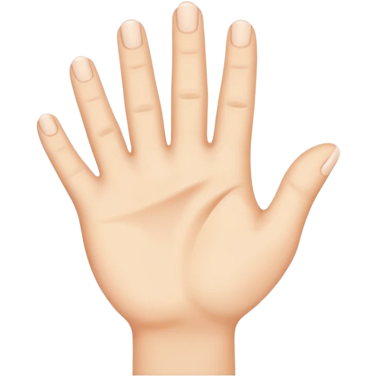 clean hand emoji