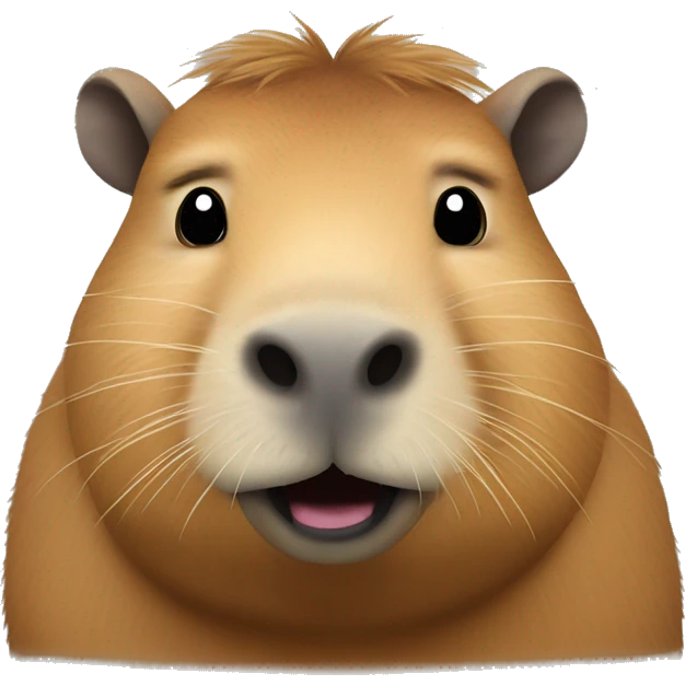 Capybara with gusli emoji