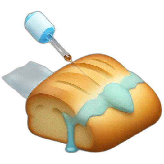 Bread and injection emoji