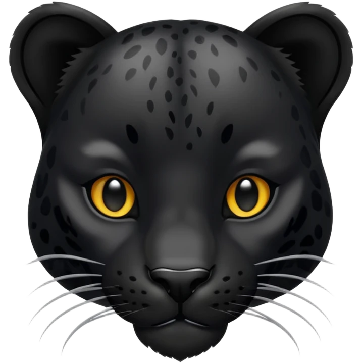zwarte panter in dieren vorm emoji