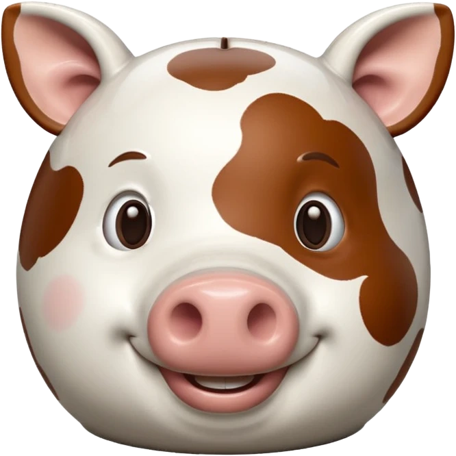 cow piggiebank emoji