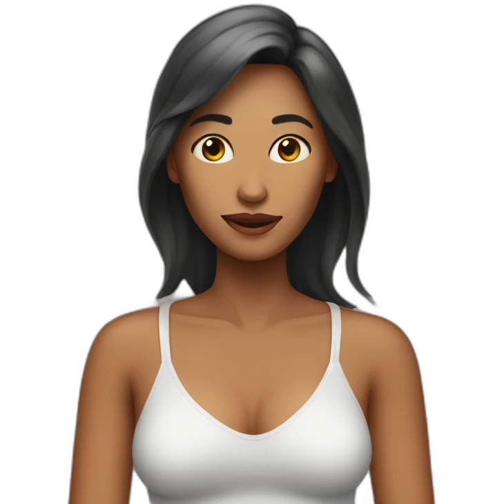 woman in invisible clothes emoji