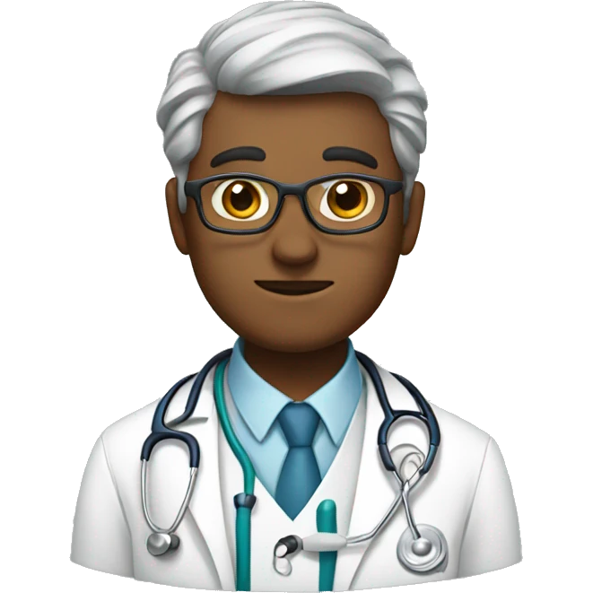 doctor not wearing doctor clothes emoji