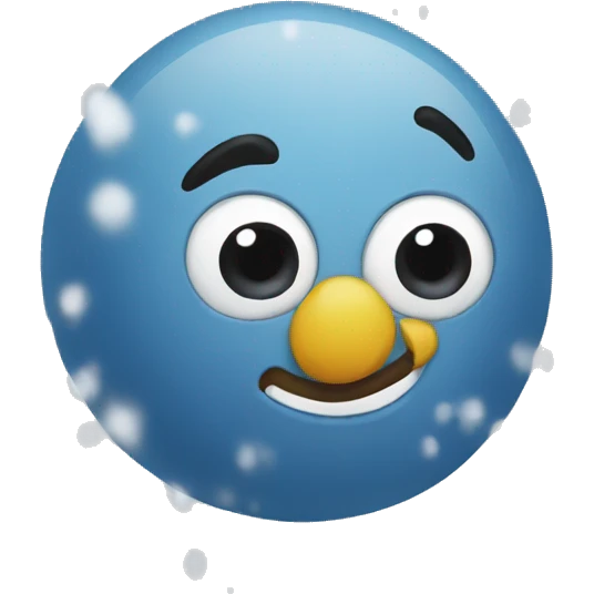 Snow emoji