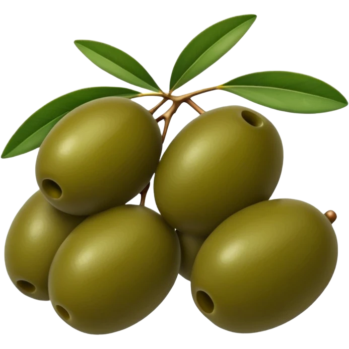 dark green olives emoji