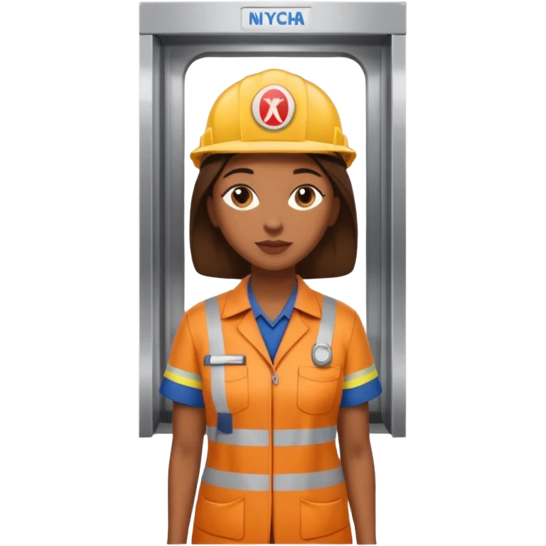 NYCHA Woman Elevator Maintenance Worker emoji