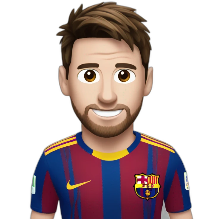 Messi mais ses mains sur la tête car il est choquer😱 emoji