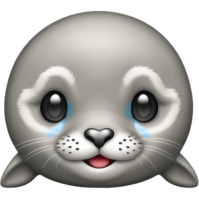 a seal with hearts in his eyes emoji
