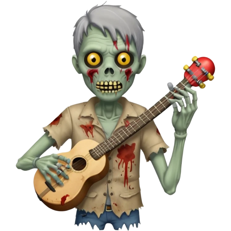 maracas playing zombie emoji