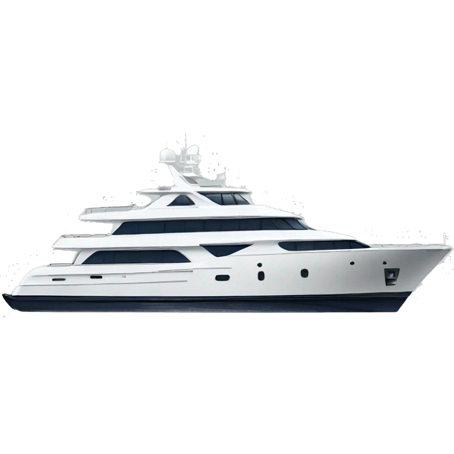 Yacht with 18 neighborhoods  emoji