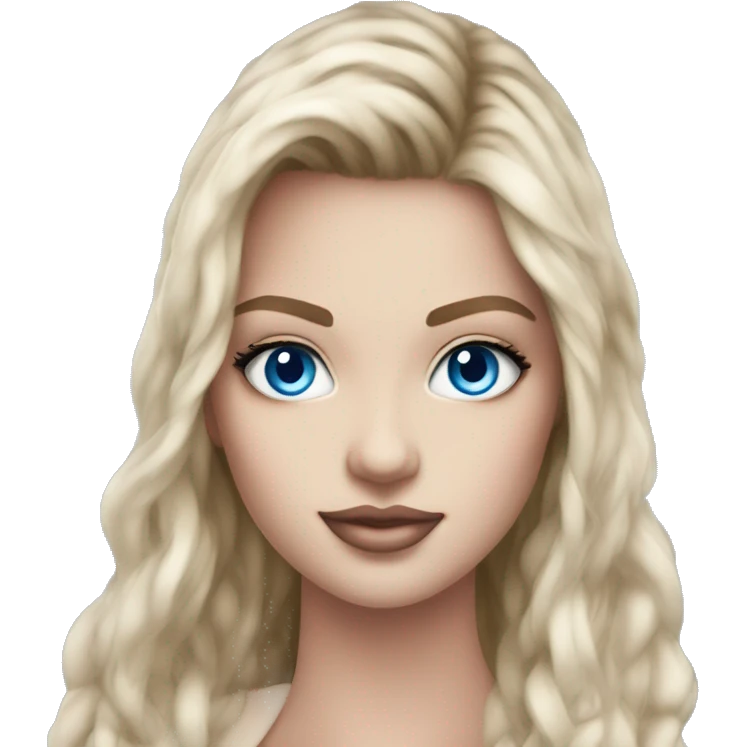 Brume Victoria secret realistic with Blue eyes  emoji