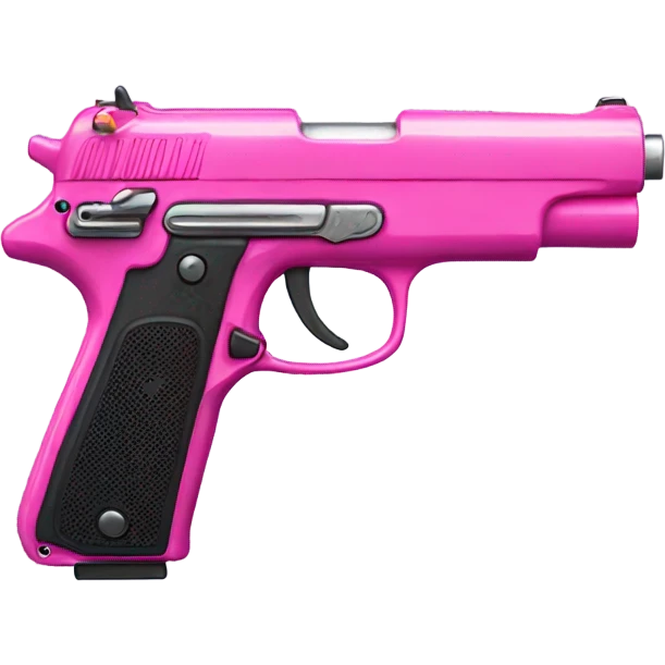 pink gun emoji