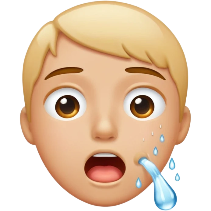 Spitting emoji