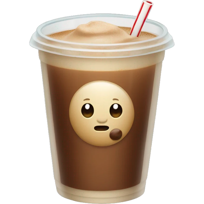 Ice coffee emoji