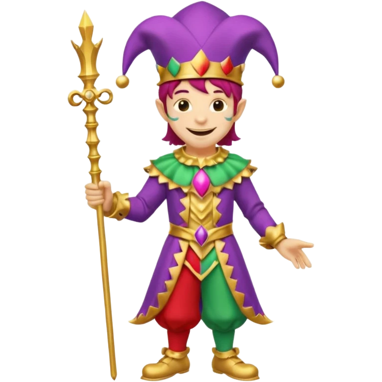 royal jester, full body emoji